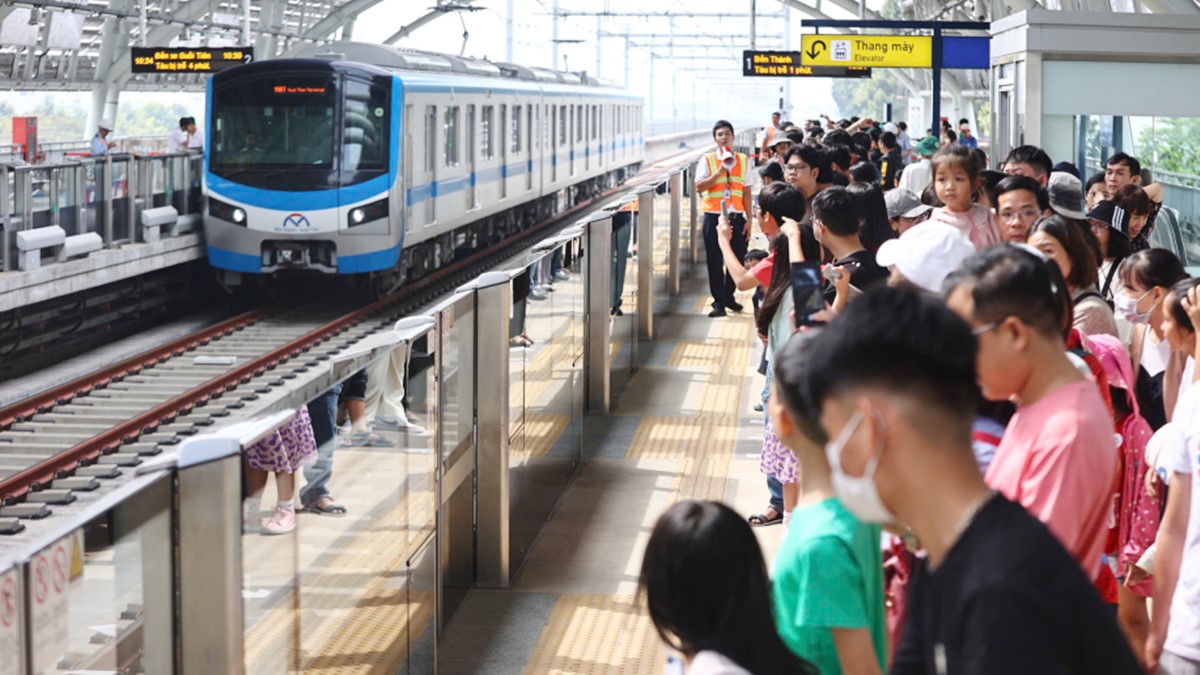 Lịch di chuyển của tuyến tàu điện metro Bến Thành - Suối Tiên sẽ có thay đổi trong dịp Tết Nguyên đán 2025