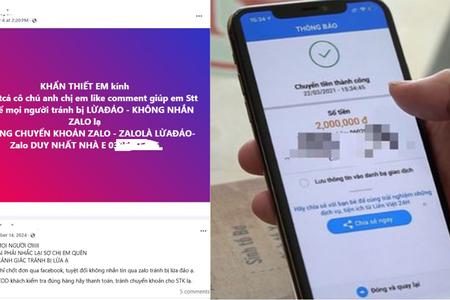 Đầu năm, nhiều chủ tài khoản ngân hàng bị lừa tiền thông qua một ứng dụng chat phổ biến, ngân hàng cảnh báo
