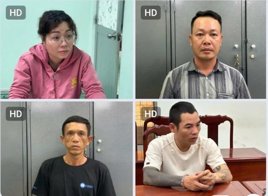 Huỳnh Thị Kim Oanh cùng đồng bọn lập hơn 100 tài khoản ngân hàng, bán cho đối tượng ở Campuchia để lừa đảo – Ảnh: Công an Bình Dương.