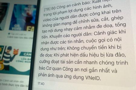 Bộ Công an cảnh báo một thủ đoạn mới người dân cần biết để không bị đe dọa, tống tiền