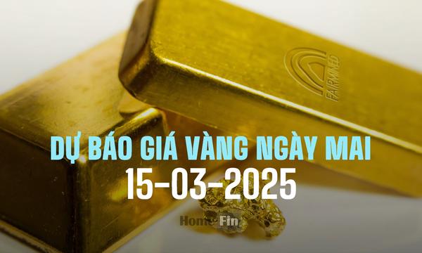 Dự báo giá vàng ngày mai 15/3/2025 ở trong nước và thế giới