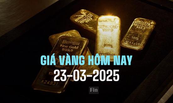 Bảng giá vàng SJC, Mi Hồng, DOJI, PNJ, Phú Quý, BTMC hôm nay 23/3/2025