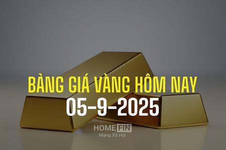 Giá vàng hôm nay 5/9/2025: Trong nước tiếp tục thiết lập đỉnh mới
