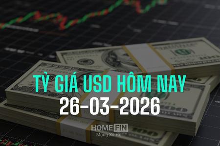 Tỷ giá USD hôm nay 26/3/2025: Trong nước giảm 2-10 đồng
