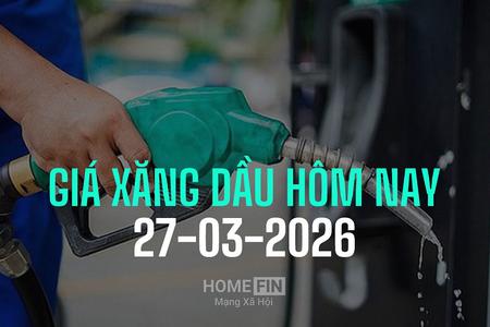 Giá xăng dầu hôm nay 27/3/2026: Giảm nhẹ nhưng vẫn trên mức 101 USD/thùng