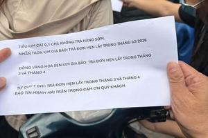 Nghĩ về việc bán vàng trên giấy của Bảo Tín Minh Châu