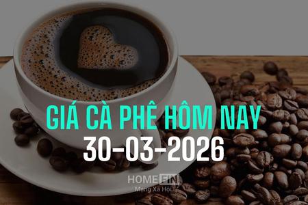Giá cà phê hôm nay 30/3/2026: Giữ ổn định quanh ngưỡng 91.500 - 92.500 đồng/kg