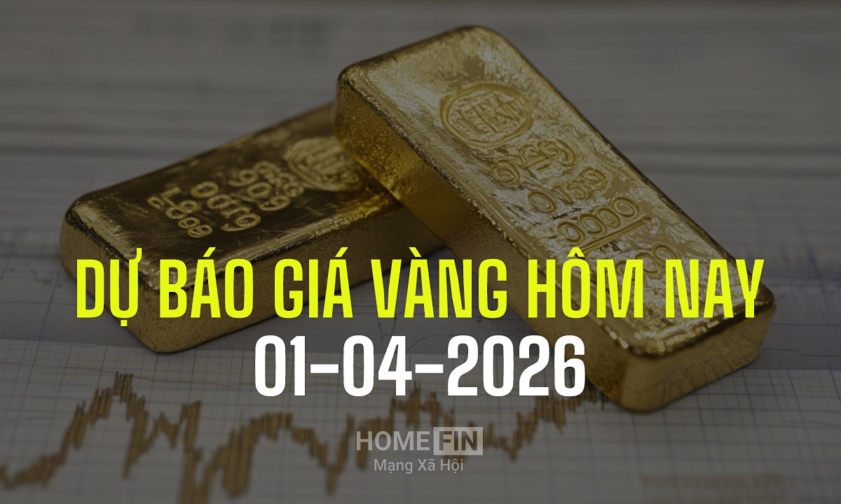 Dự báo giá vàng hôm nay 1/4/2026 sẽ tăng hay giảm?