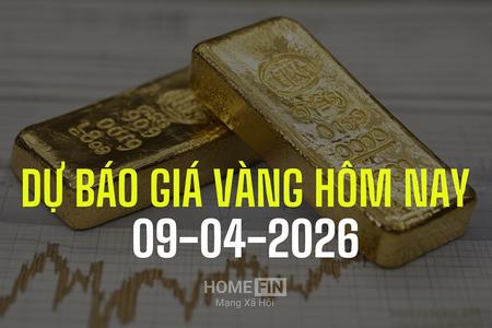 Dự báo giá vàng hôm nay 9/4/2026 sẽ tăng hay giảm?