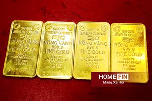 Bảng giá vàng 9999 24K 18K 14K 10K tại SJC, Mi hồng, BTMC, DOJI, PNJ hôm nay 22-4-2026