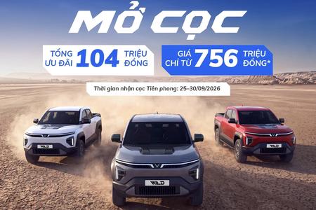 VinFast VF Wild chính thức nhận đặt cọc với ưu đãi 61 triệu đồng